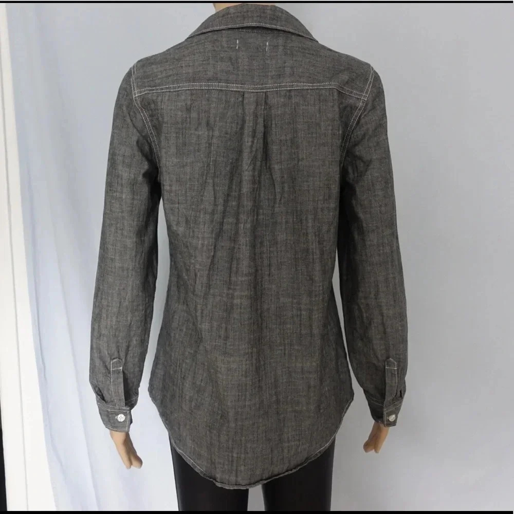 OLD NAVY women chambray shirt - Picture 3 of 6